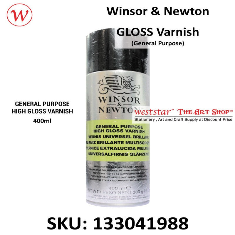 Winsor & Newton High Gloss Varnish Spray 400ml