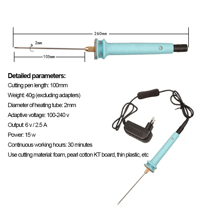 [Weststar TAS] Electric Heat Foam Cutting Pen-10cm