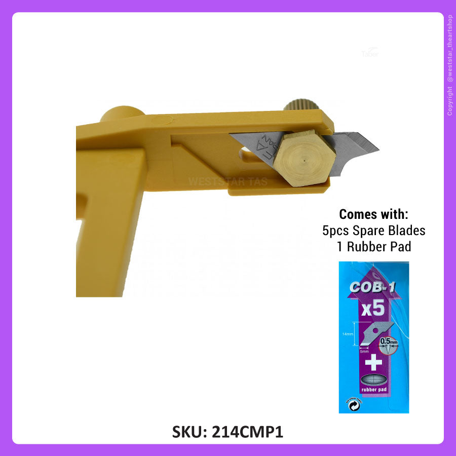 OLFA Circle Cutter, Olfa Rotary Cutter, OLFA Compass Cutter (Cuts 1cm ~ 15cm) CMP-1