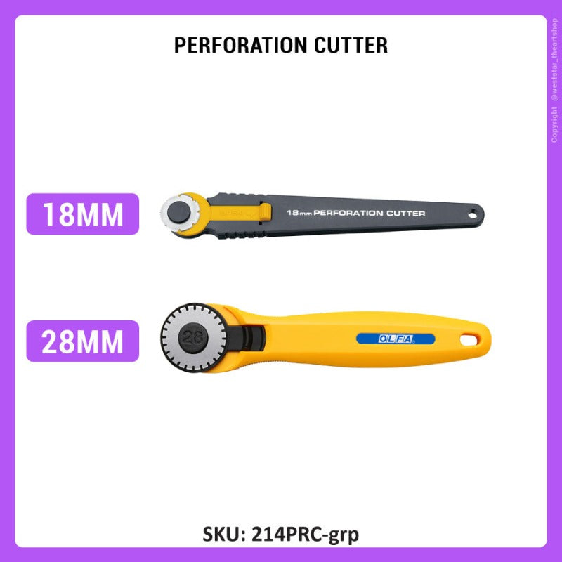 OLFA Perforation Cutter (18mm, 28mm)