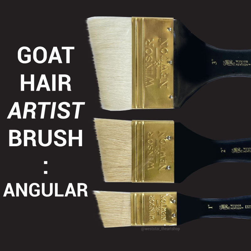 Winsor & Newton Goat Hair Brush | Angular