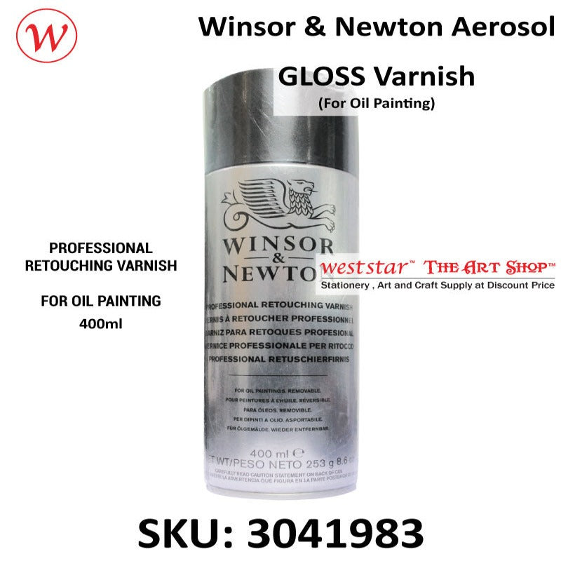 Winsor & Newton Aerosol Retouching Varnish 400ml