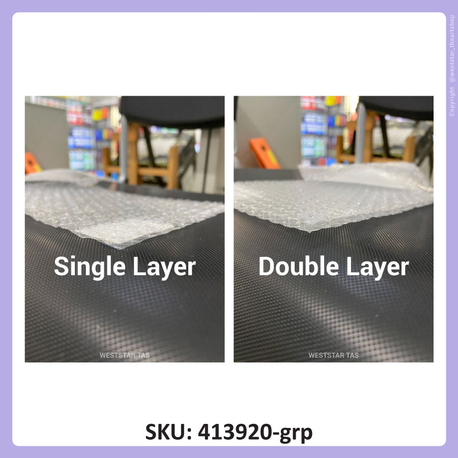 Bubble Wrap (Single Layer / Double Layer) | 1meter x 100meter (100% FULL LENGTH)