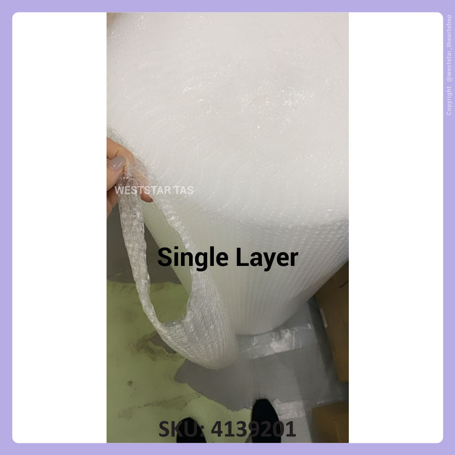 Bubble Wrap (Single Layer / Double Layer) | 1meter x 100meter (100% FULL LENGTH)