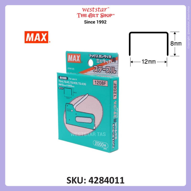 MAX Staples (1208F) Stapler Gun Bullet