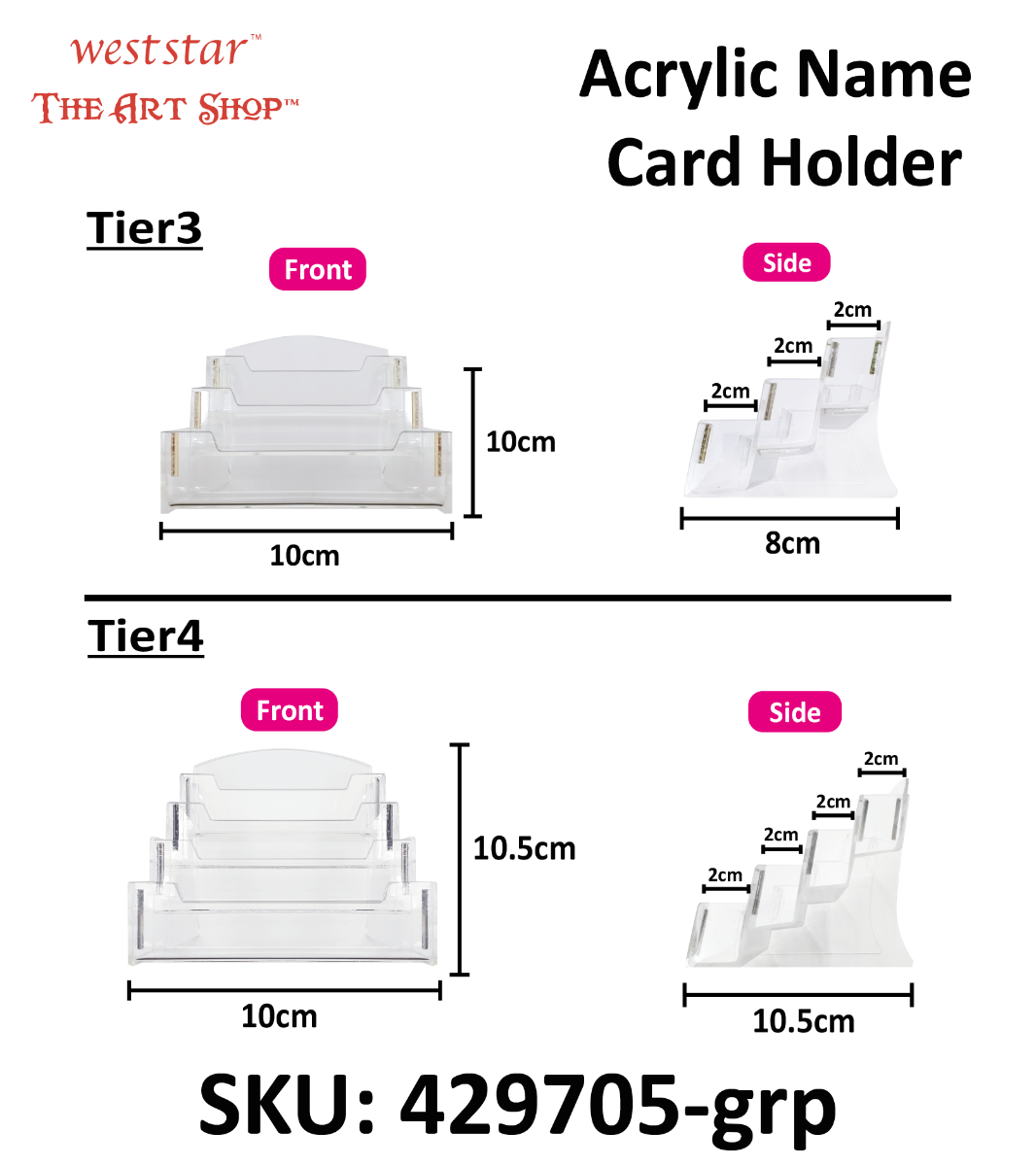 Acrylic Name  Card Holder | grp