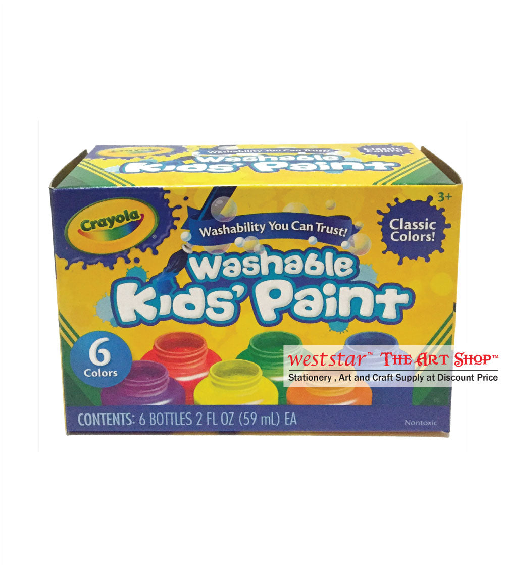 Crayola Washable Kids Paint 6colors