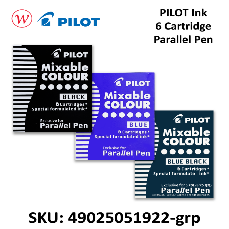 PILOT Ink Cartridge, Pilot Cartridge for Parallel Pen, Pilot Parallel Ink