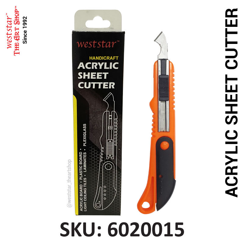Weststar Acrylic Sheet Cutter , Plastic Cutter (comes with 1 blade)
