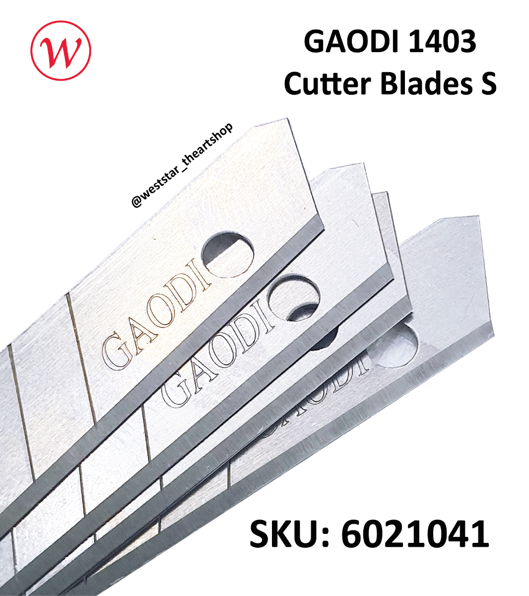 GAODI 1403 Cutter Blades Snap