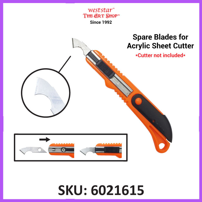 Weststar / The Art Shop | Buy TH-1075 Acrylic Cutting Blade 10pcs ...