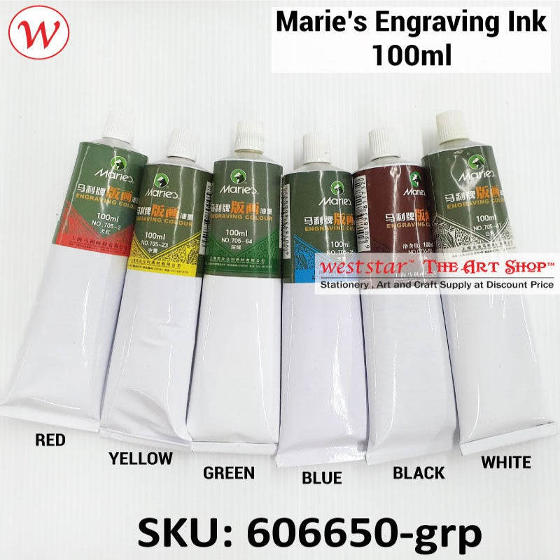 Marie's Engraving Ink / Printing / Lino Ink 100ml