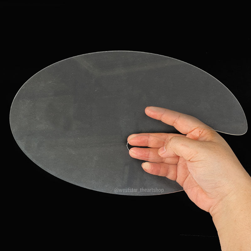 Artys Acrylic Palette - Oval / Oblong