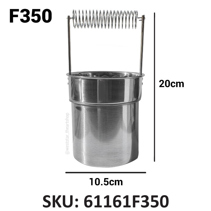 Stainless Steel Paint Brush Washing Canister | F350