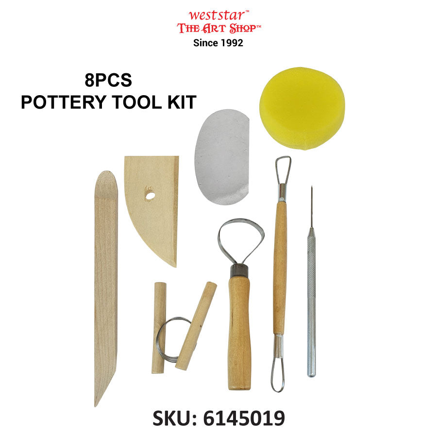 8pcs Assorted Pottery Tools Set