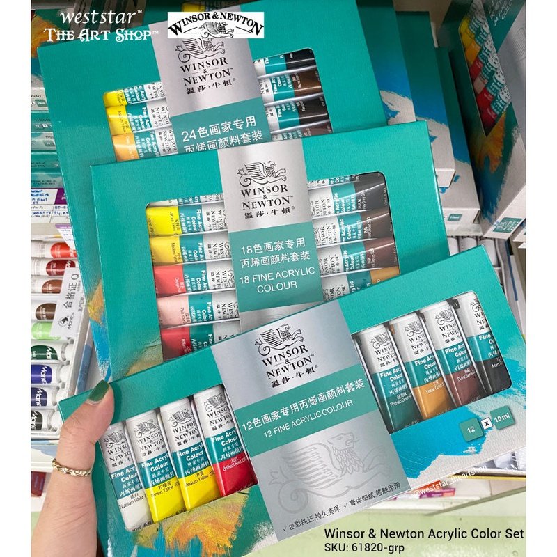 Winsor & Newton Acrylic Colour Set | 10ml