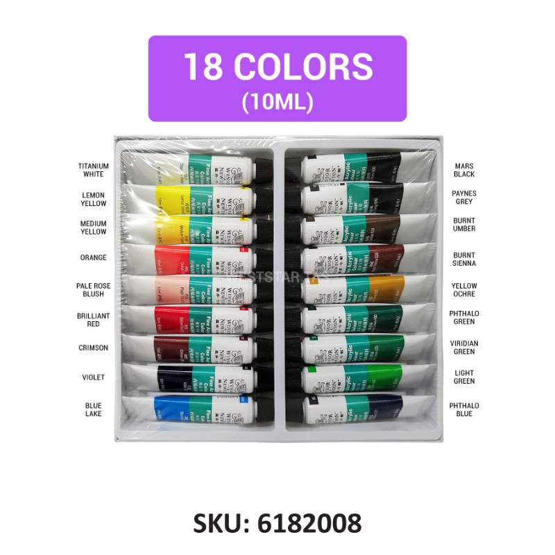 Winsor & Newton Acrylic Colour Set | 10ml