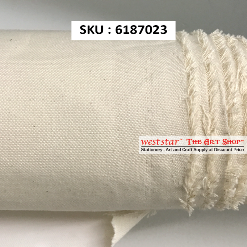 HS-003 Canvas Roll - Cotton 370g - 2.1meter width (6187023)