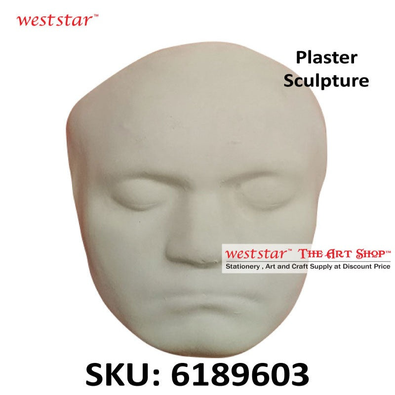 Plaster Sculpture-Beethoven-face| Portrait of Ludwig van Beethoven, life mask