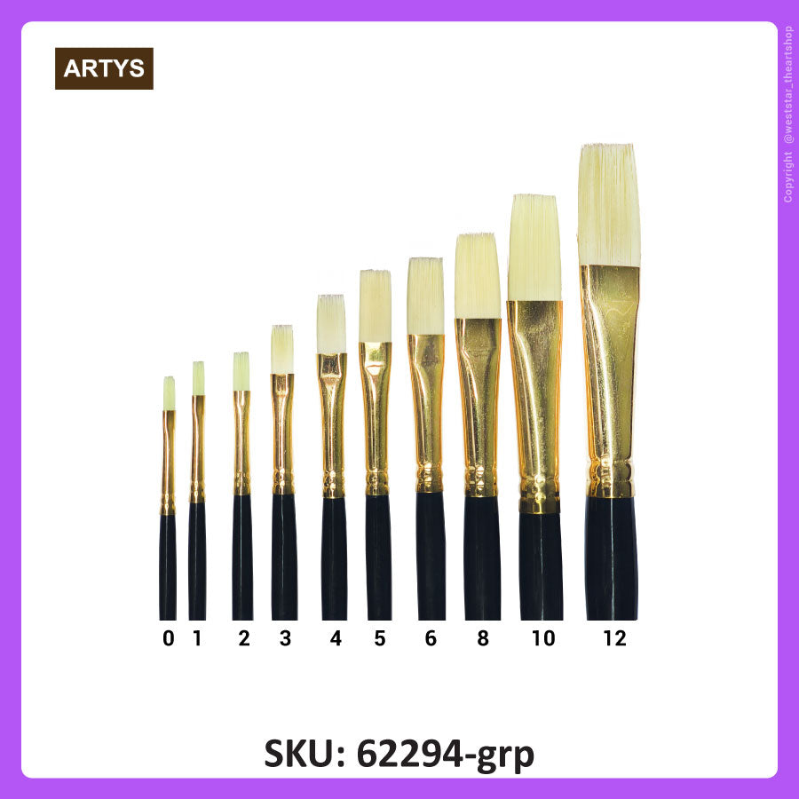 ARTYS Synthetic Bristle Flat Brush (2008F)