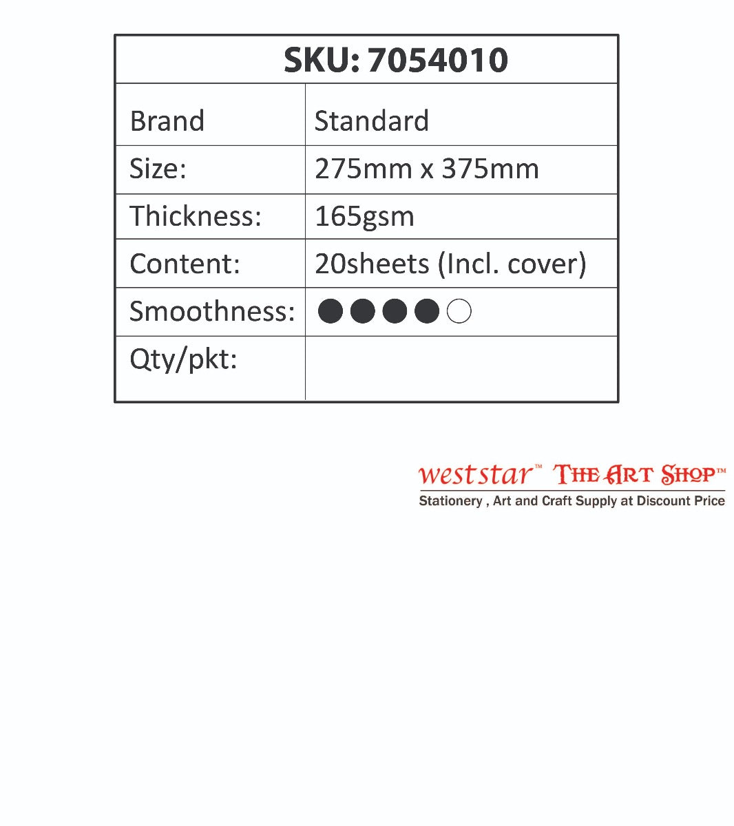 Drawing Block (S170) - 18sheets | 11x15" - 165g