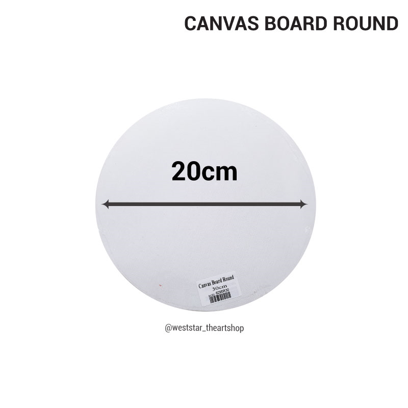 ARTYS Round Canvas Board