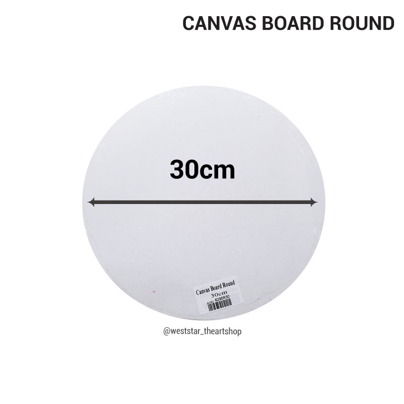 ARTYS Round Canvas Board