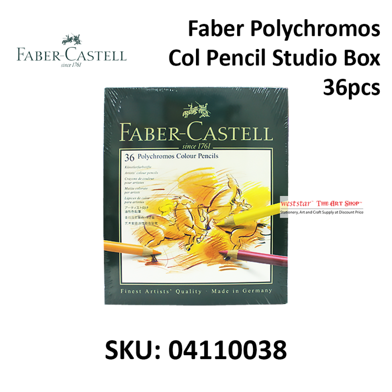 Faber Polychromos Col Pencil Studio Box 36pcs