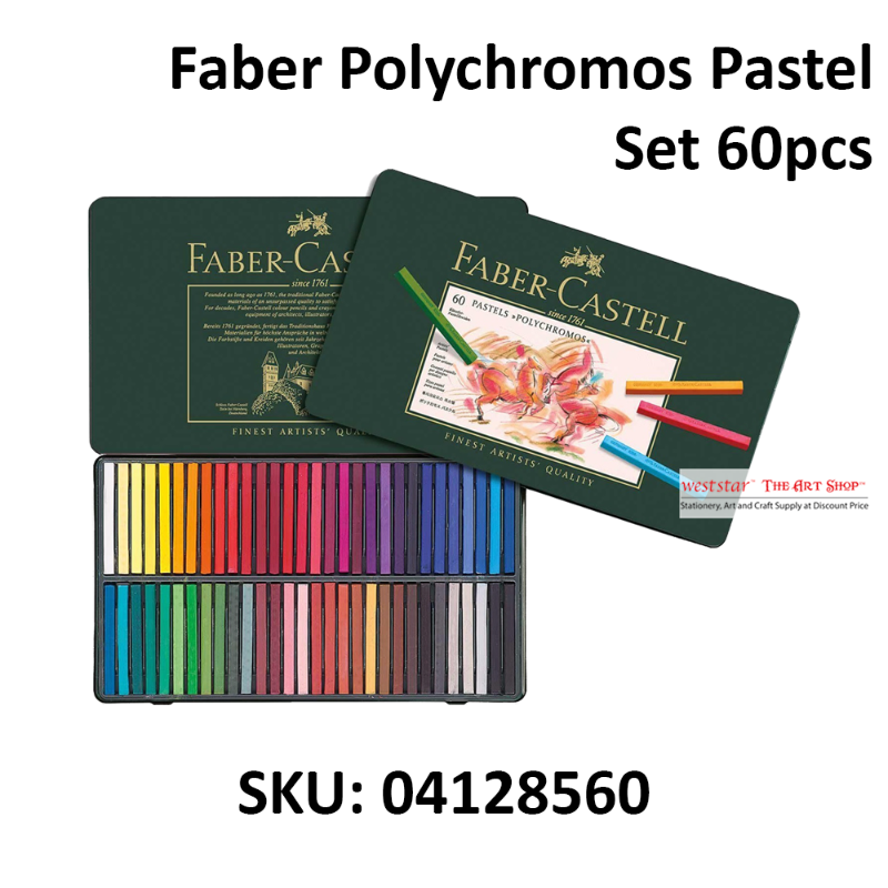 Faber Polychromos Pastel Set 60pcs