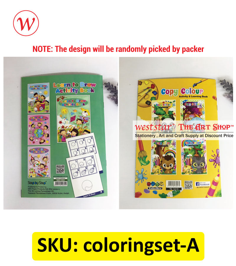 Coloring + Activity Kids Set - A