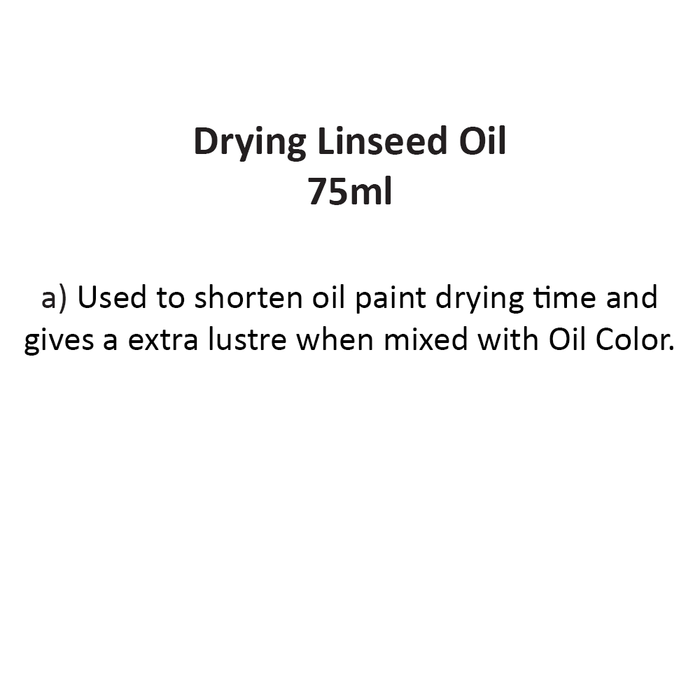 Drying Linseed Oil * 75ml (No. 736) | For Oil Color