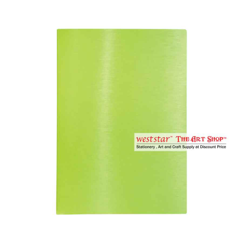 A3 Colored Clear Holder File 20pockets-Hard Cover