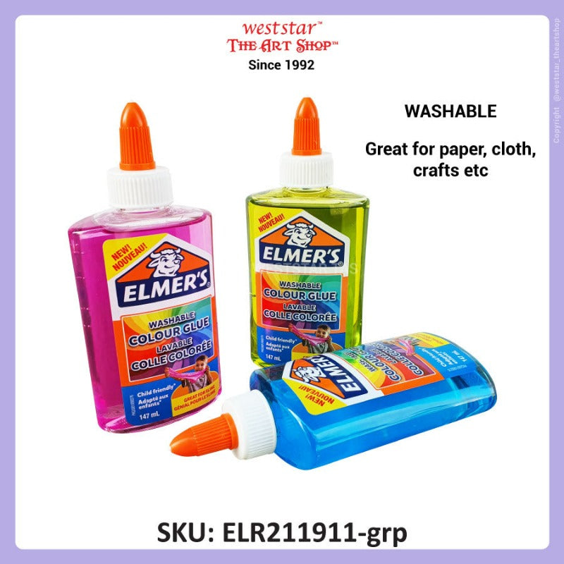 Elmer's Washable Color Glue (147ml)