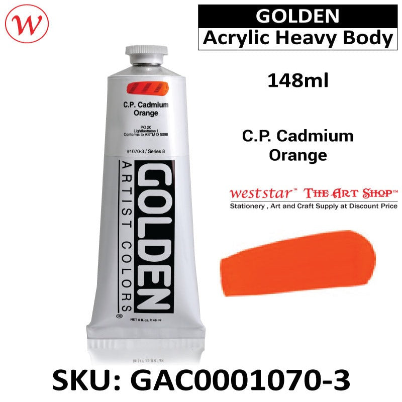 Golden Acrylic Heavy Body | (148ml)