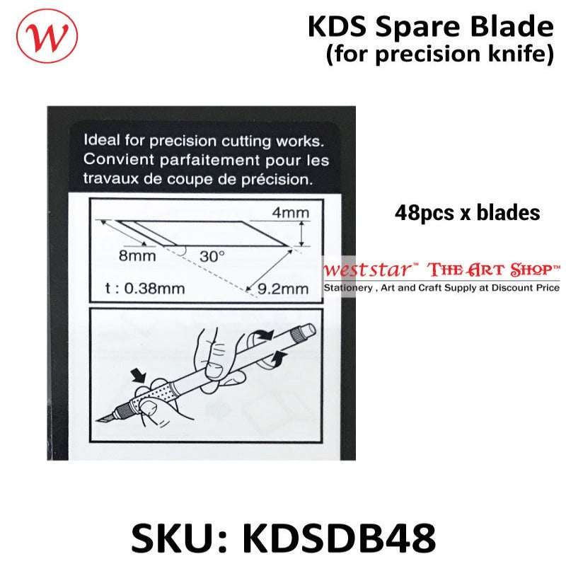 KDS Art Knife Spare Blade DB-48 (Spare Blade for KDS precision knife D-12YE)