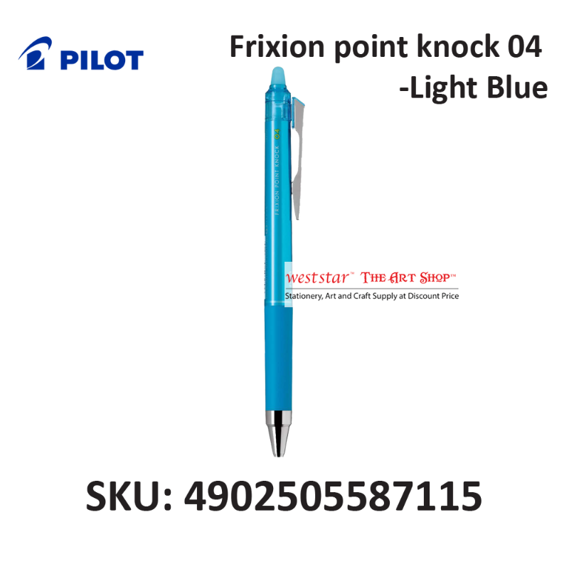 Frixion point knock 04- Light Blue