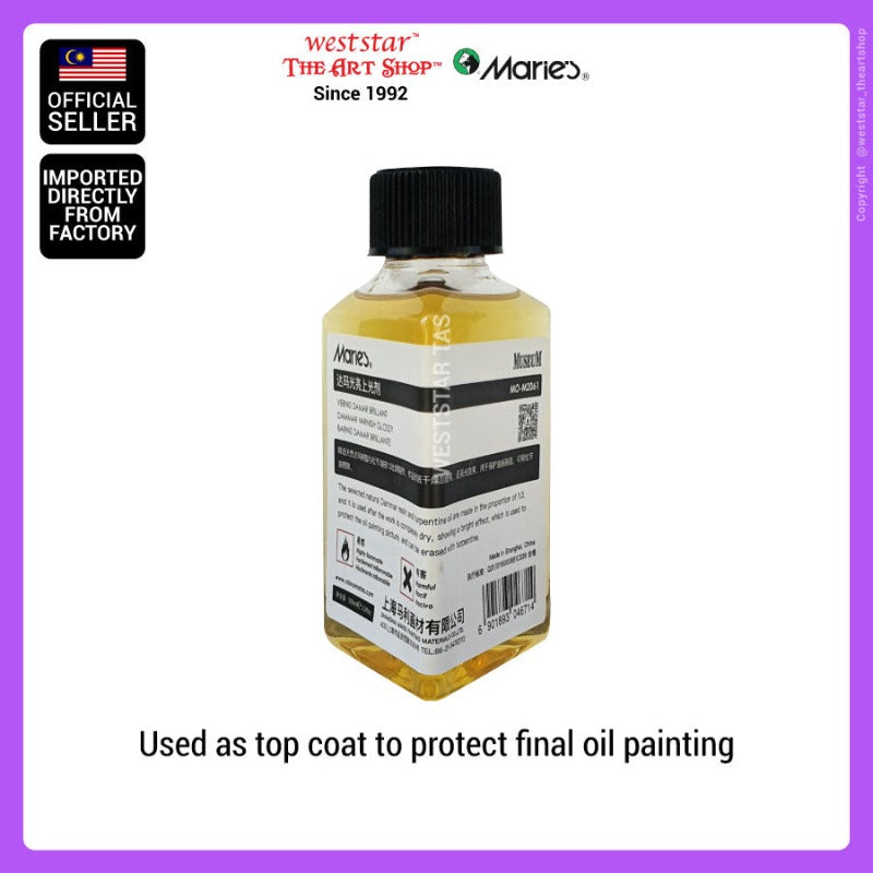 Marie's Museum Damar Varnish Glossy for oil color 100ml