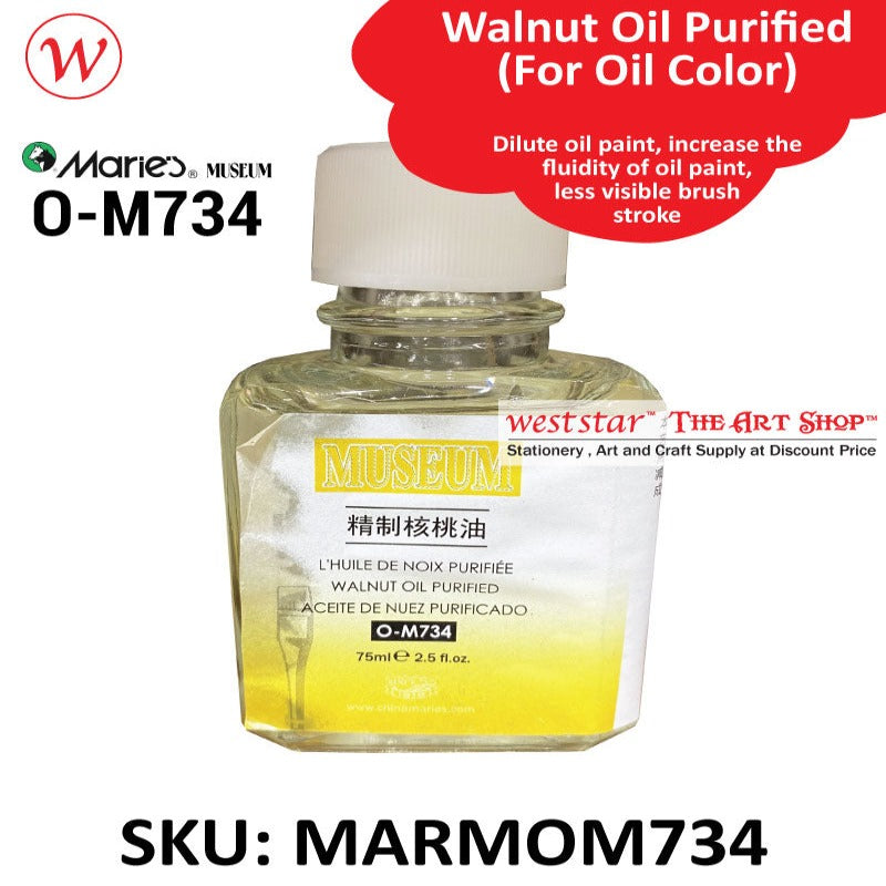 Marie's Museum - Walnut Oil Purified - Oil Col Medium 0-M734