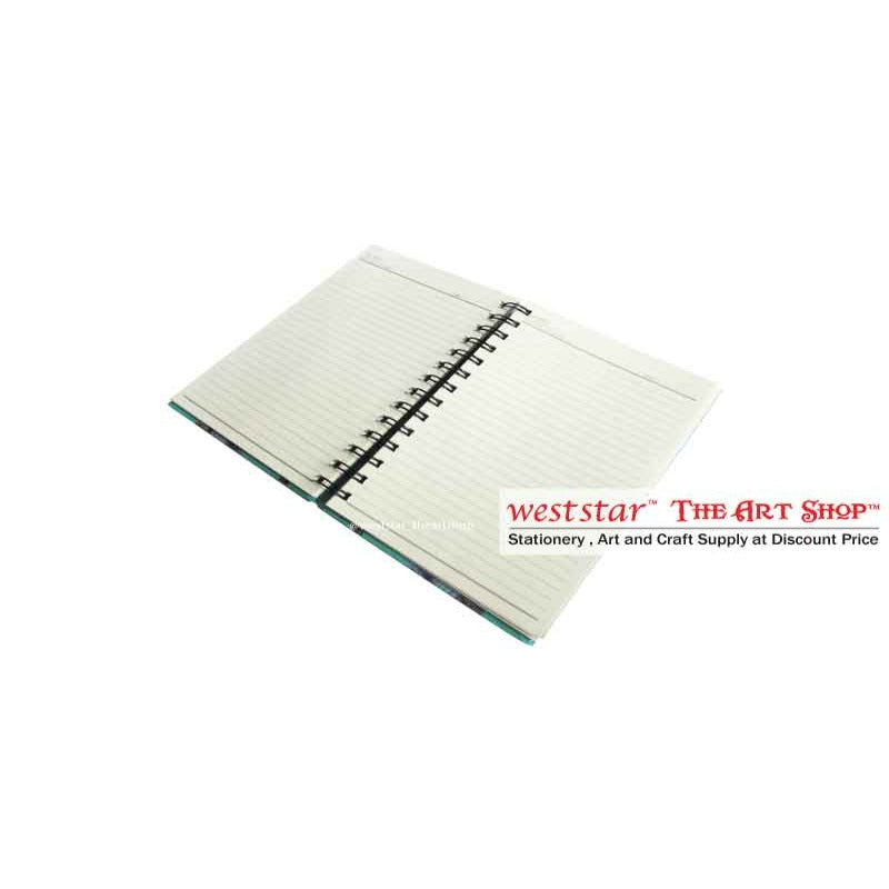 Masterprint Wire-O Note Book Floral