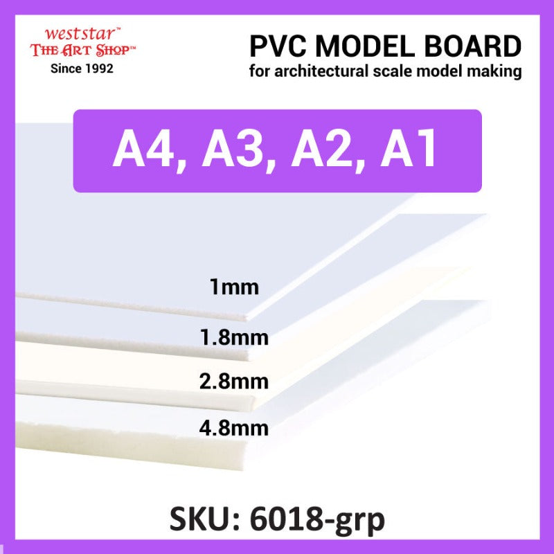 PVC Model Board for Scale Model Building | Architecture | Weststar The ...