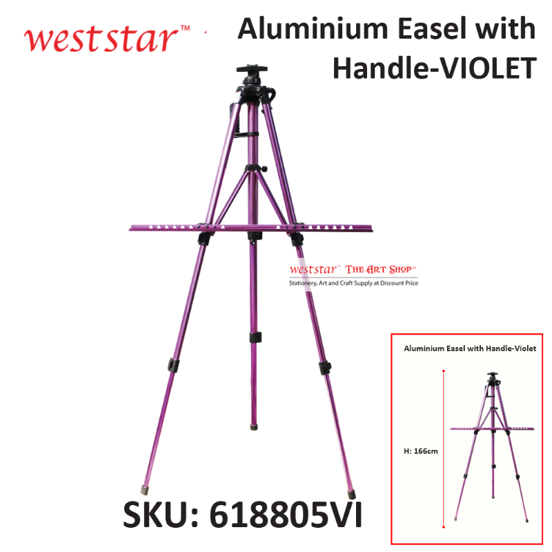 Aluminium Easel with Handle | Weststar The Art Shop - Retail & Wholesale