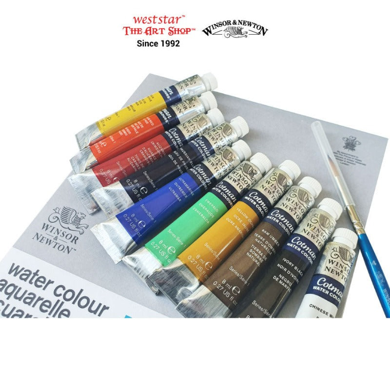 Winsor & Newton Cotman Watercolor Collection | 12pcs Set