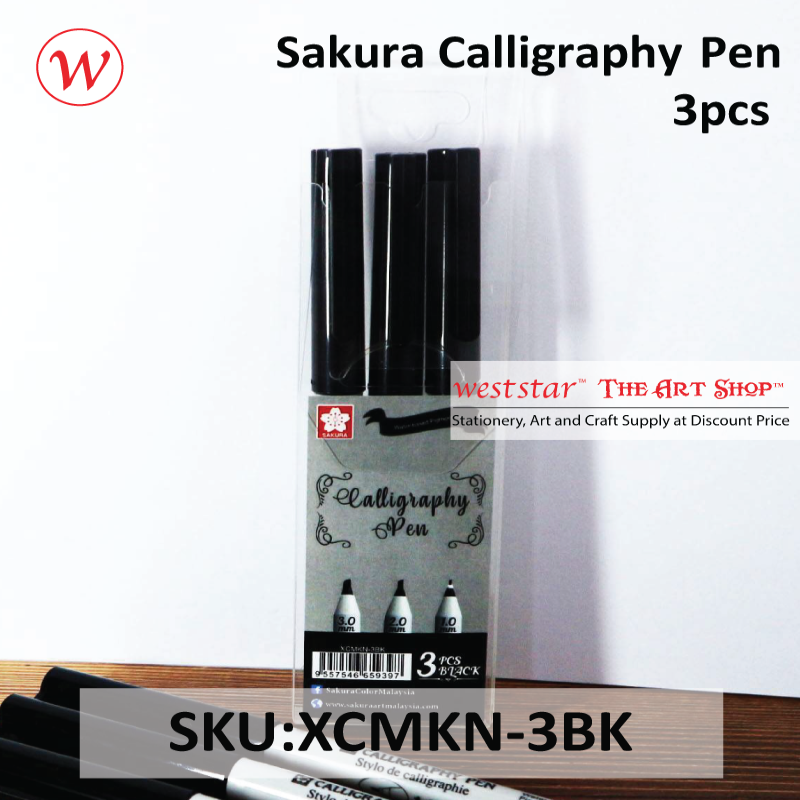 Sakura Calligraphy Pen | 3pcs